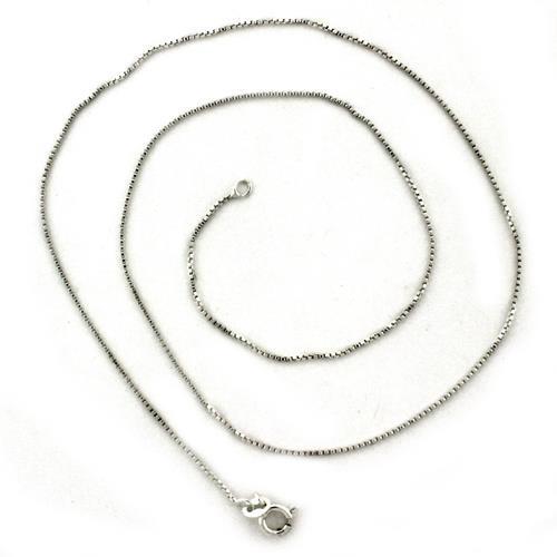MALOAS1092 - High-Polished 925 Sterling Silver Chain with No Stone