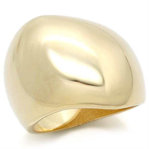 MALOS080 - Gold 925 Sterling Silver Ring with No Stone