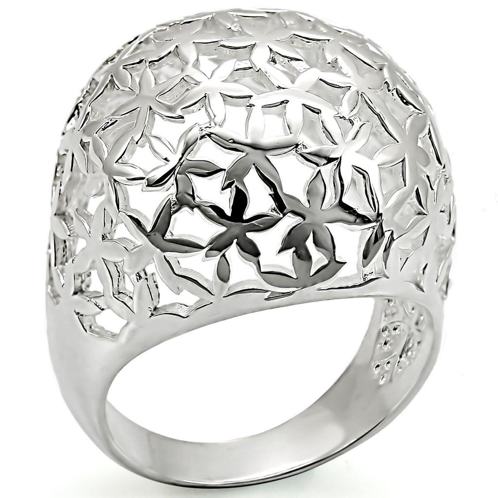 MALOS384 - Silver 925 Sterling Silver Ring with No Stone