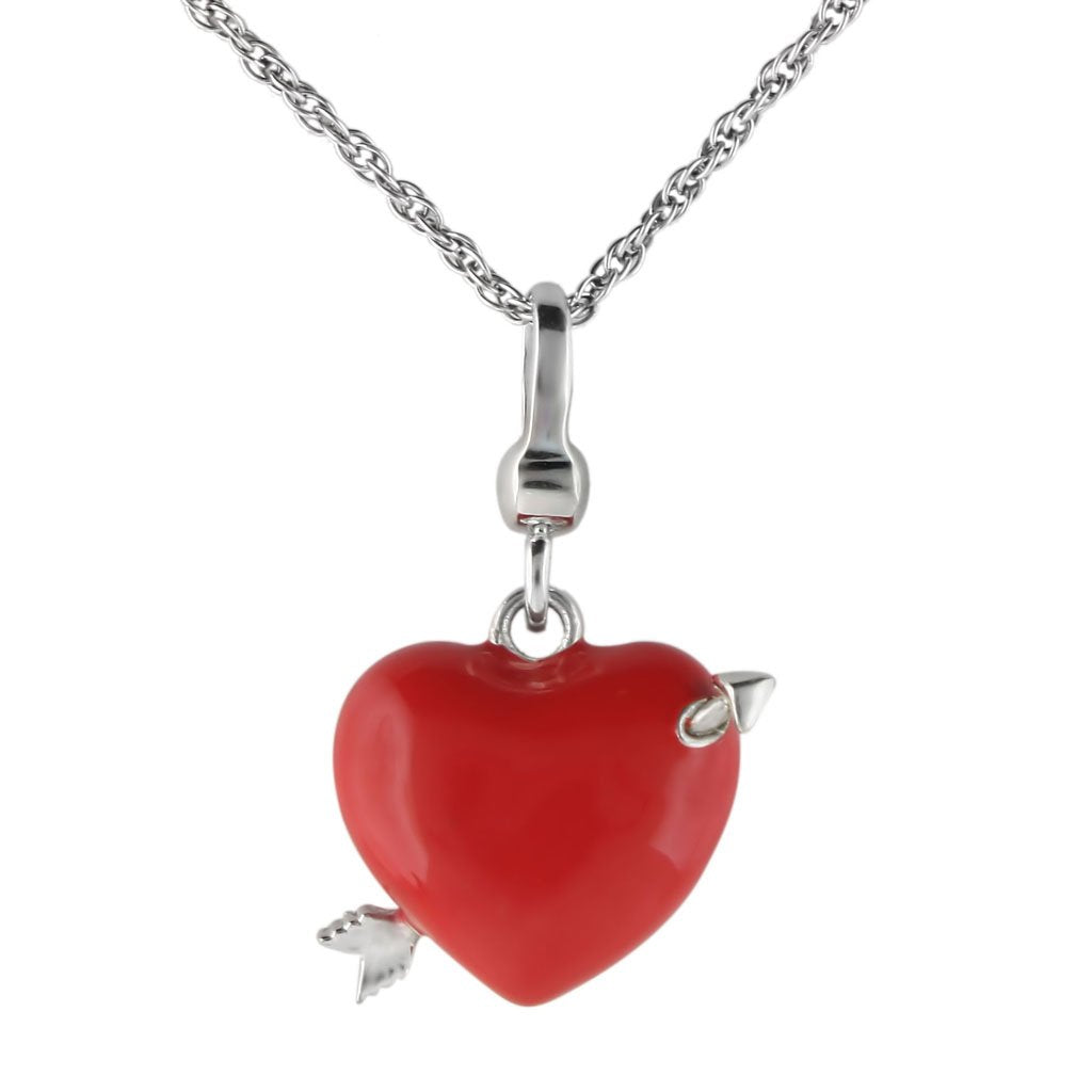 MALOS418 - Silver 925 Sterling Silver Chain Pendant with No Stone