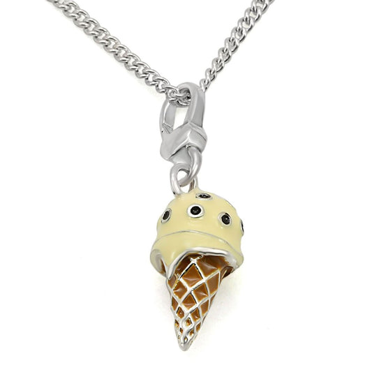 MALOS431 - Silver 925 Sterling Silver Chain Pendant with No Stone