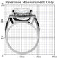 MATK010 - High polished (no plating) Stainless Steel Ring with AAA Grade CZ  in Clear