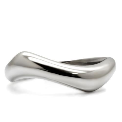 MATK031 - High polished (no plating) Stainless Steel Ring with No Stone