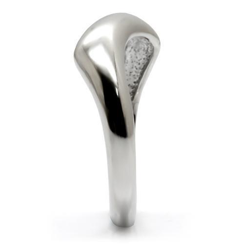 MATK031 - High polished (no plating) Stainless Steel Ring with No Stone