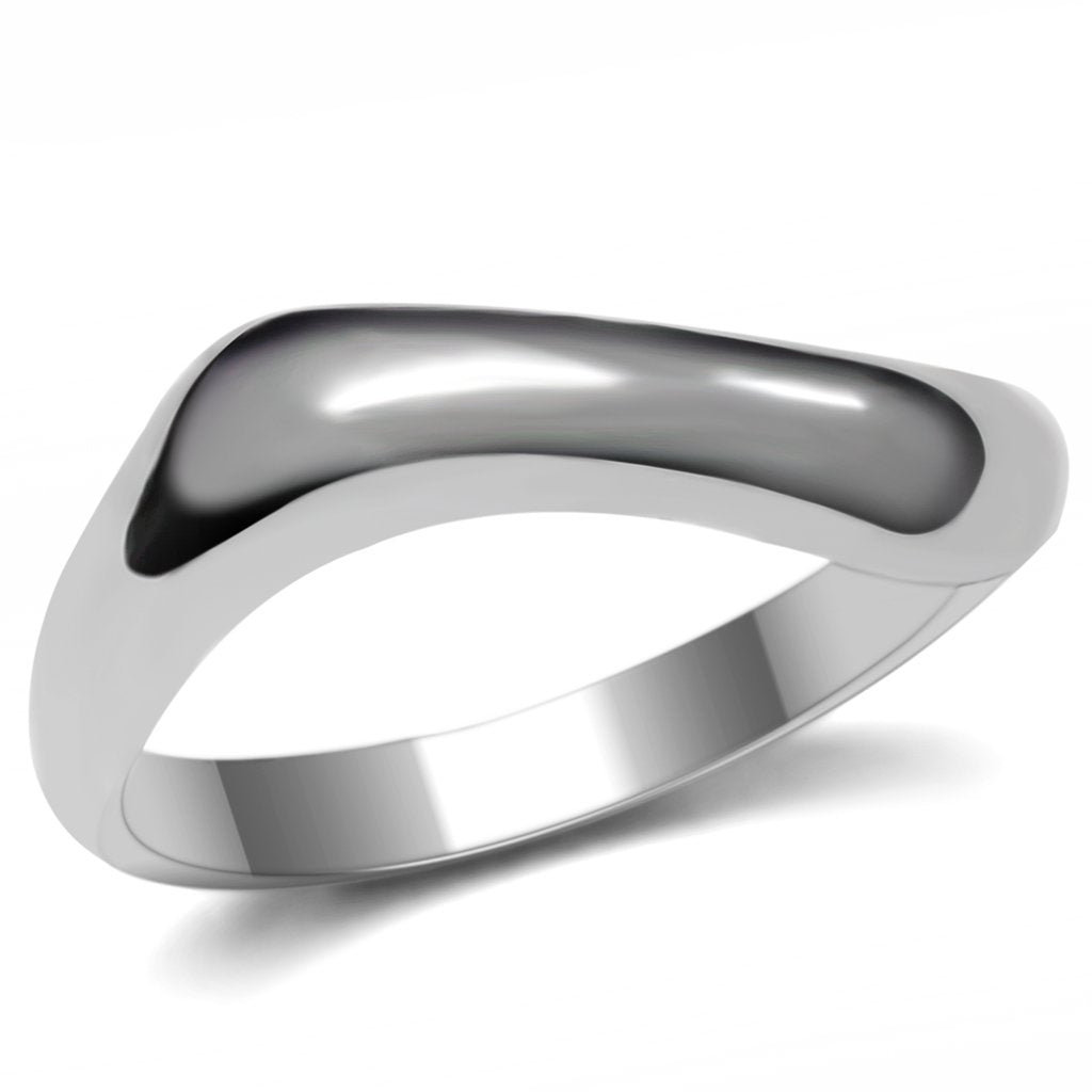 MATK031 - High polished (no plating) Stainless Steel Ring with No Stone