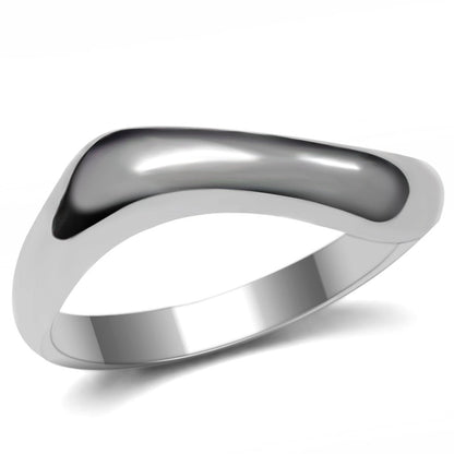 MATK031 - High polished (no plating) Stainless Steel Ring with No Stone
