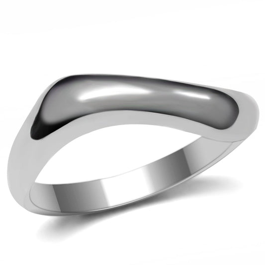 MATK031 - High polished (no plating) Stainless Steel Ring with No Stone