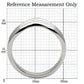 MATK032 - High polished (no plating) Stainless Steel Ring with No Stone