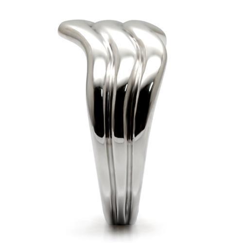 MATK032 - High polished (no plating) Stainless Steel Ring with No Stone