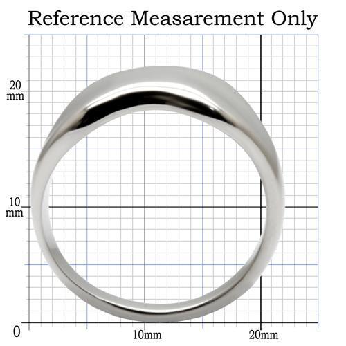 MATK033 - High polished (no plating) Stainless Steel Ring with No Stone