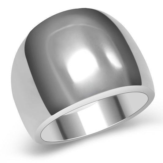 MATK034 - High polished (no plating) Stainless Steel Ring with No Stone