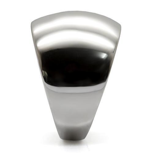 MATK034 - High polished (no plating) Stainless Steel Ring with No Stone