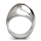 MATK036 - High polished (no plating) Stainless Steel Ring with No Stone