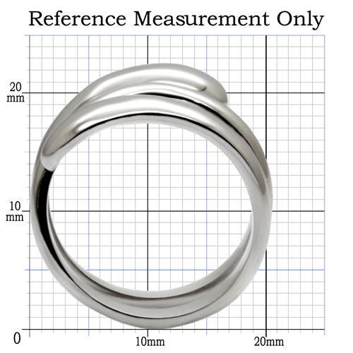 MATK037 - High polished (no plating) Stainless Steel Ring with No Stone