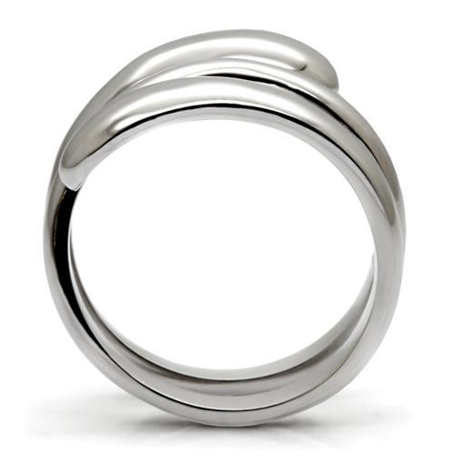 MATK037 - High polished (no plating) Stainless Steel Ring with No Stone