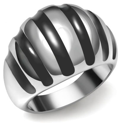 MATK038 - High polished (no plating) Stainless Steel Ring with No Stone