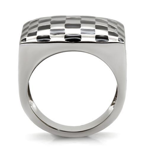 MATK040 - High polished (no plating) Stainless Steel Ring with No Stone