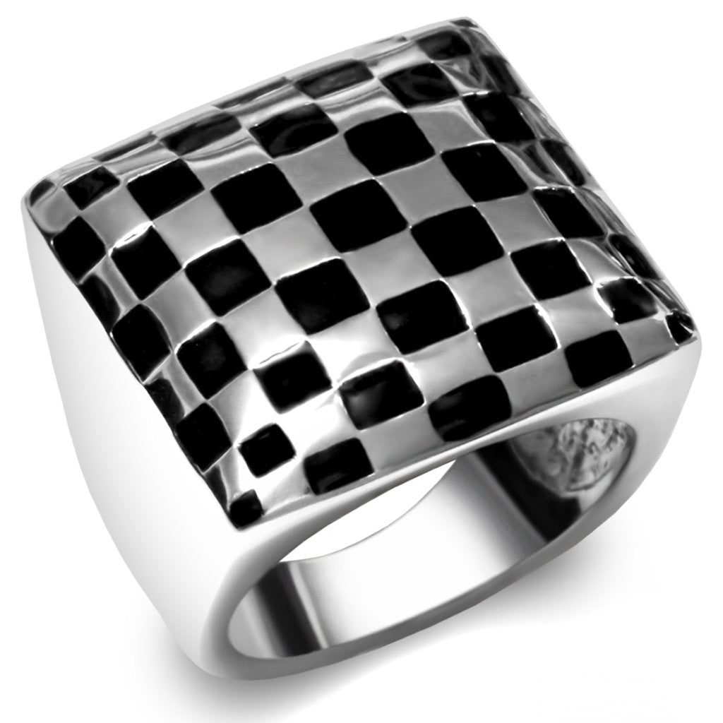 MATK040 - High polished (no plating) Stainless Steel Ring with No Stone