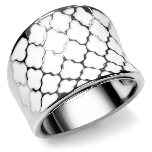 MATK041 - High polished (no plating) Stainless Steel Ring with No Stone