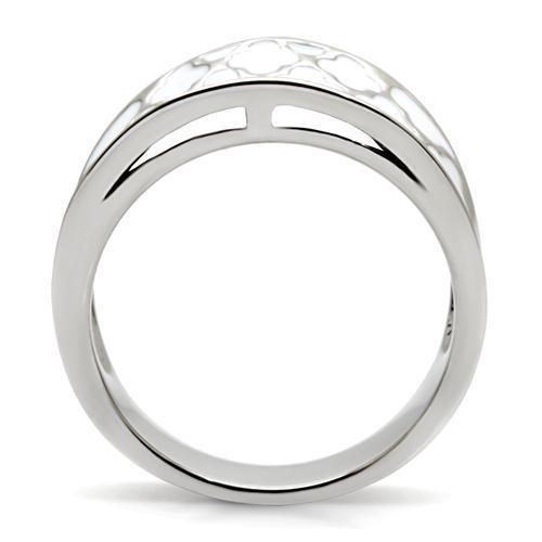 MATK041 - High polished (no plating) Stainless Steel Ring with No Stone