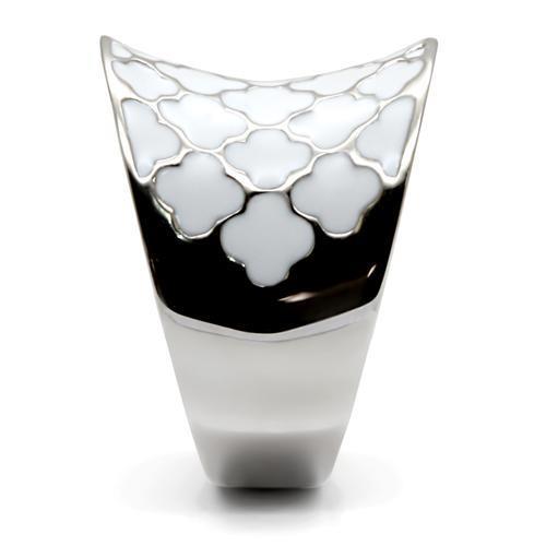 MATK041 - High polished (no plating) Stainless Steel Ring with No Stone