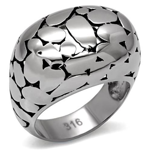 MATK048 - High polished (no plating) Stainless Steel Ring with No Stone