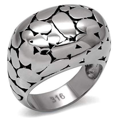 MATK048 - High polished (no plating) Stainless Steel Ring with No Stone
