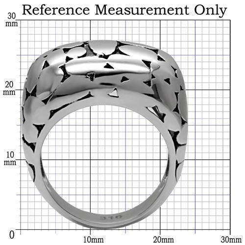 MATK048 - High polished (no plating) Stainless Steel Ring with No Stone