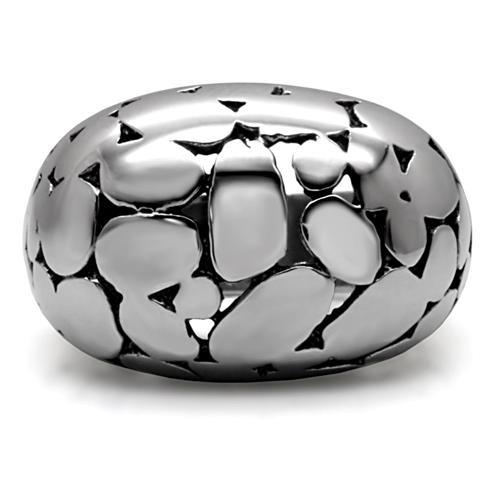 MATK048 - High polished (no plating) Stainless Steel Ring with No Stone