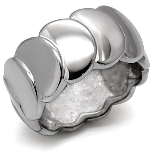MATK049 - High polished (no plating) Stainless Steel Ring with No Stone