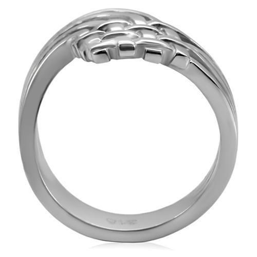 MATK054 - High polished (no plating) Stainless Steel Ring with No Stone
