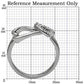 MATK077 - High polished (no plating) Stainless Steel Ring with AAA Grade CZ  in Clear