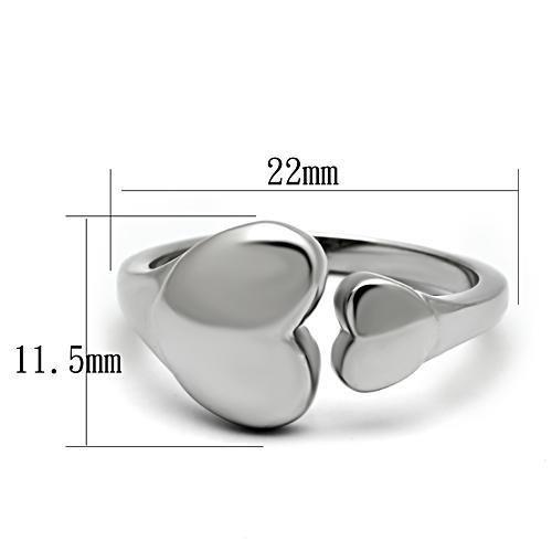 MATK1000 - High polished (no plating) Stainless Steel Ring with No Stone
