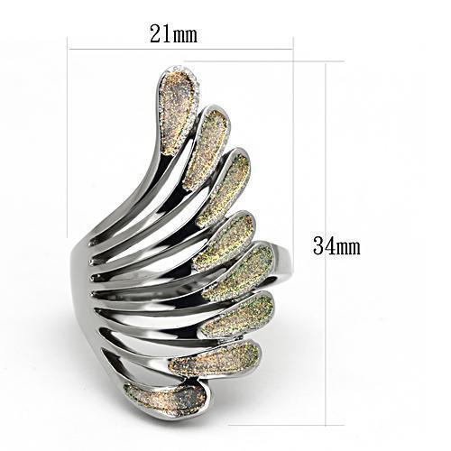 MATK1001 - High polished (no plating) Stainless Steel Ring with No Stone