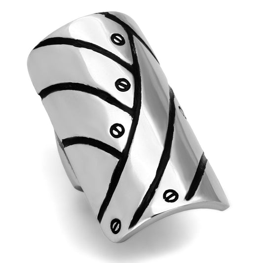 MATK1010 - High polished (no plating) Stainless Steel Ring with No Stone