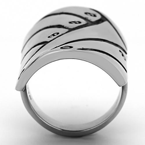 MATK1010 - High polished (no plating) Stainless Steel Ring with No Stone