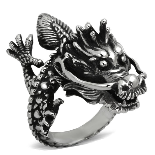 MATK1012 - High polished (no plating) Stainless Steel Ring with No Stone