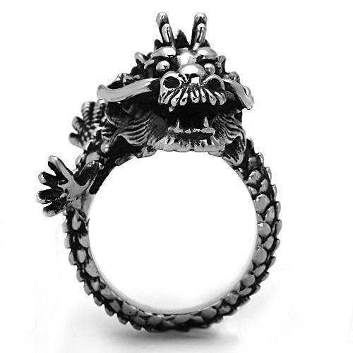 MATK1012 - High polished (no plating) Stainless Steel Ring with No Stone