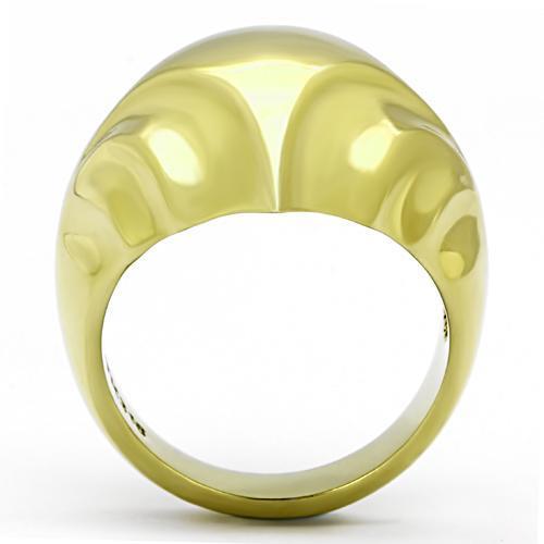 MATK1026 - IP Gold(Ion Plating) Stainless Steel Ring with No Stone