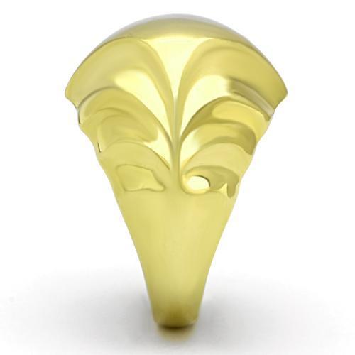 MATK1026 - IP Gold(Ion Plating) Stainless Steel Ring with No Stone