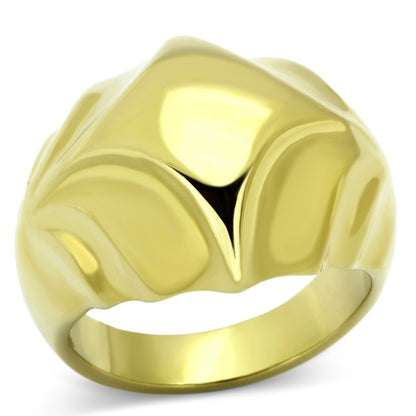 MATK1026 - IP Gold(Ion Plating) Stainless Steel Ring with No Stone
