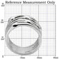 MATK106 - High polished (no plating) Stainless Steel Ring with No Stone