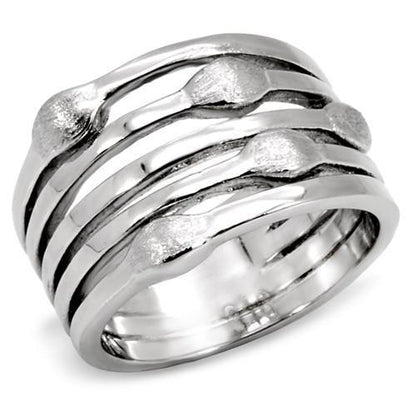 MATK106 - High polished (no plating) Stainless Steel Ring with No Stone
