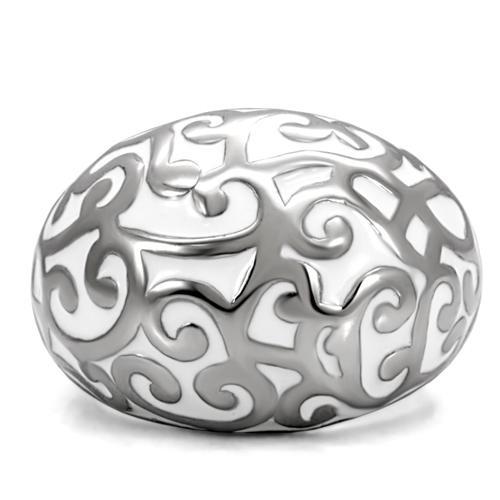 MATK107 - High polished (no plating) Stainless Steel Ring with No Stone