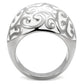 MATK107 - High polished (no plating) Stainless Steel Ring with No Stone