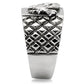 MATK126 - High polished (no plating) Stainless Steel Ring with No Stone