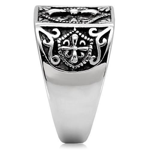 MATK127 - High polished (no plating) Stainless Steel Ring with No Stone