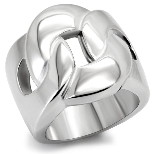 MATK131 - High polished (no plating) Stainless Steel Ring with No Stone