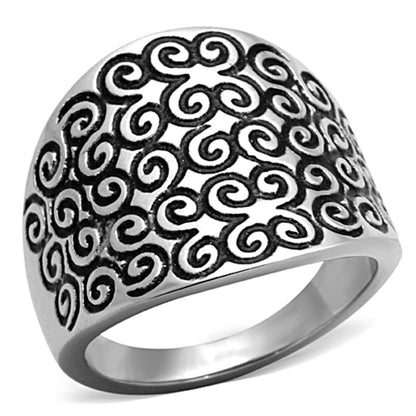 MATK1329 - High polished (no plating) Stainless Steel Ring with No Stone
