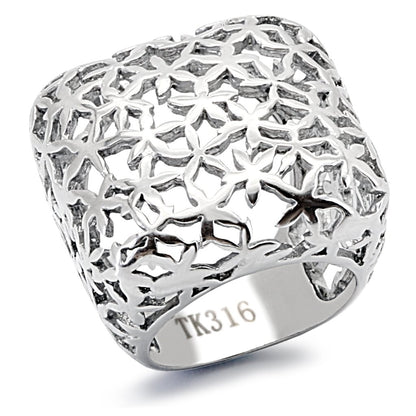 MATK133 - High polished (no plating) Stainless Steel Ring with No Stone